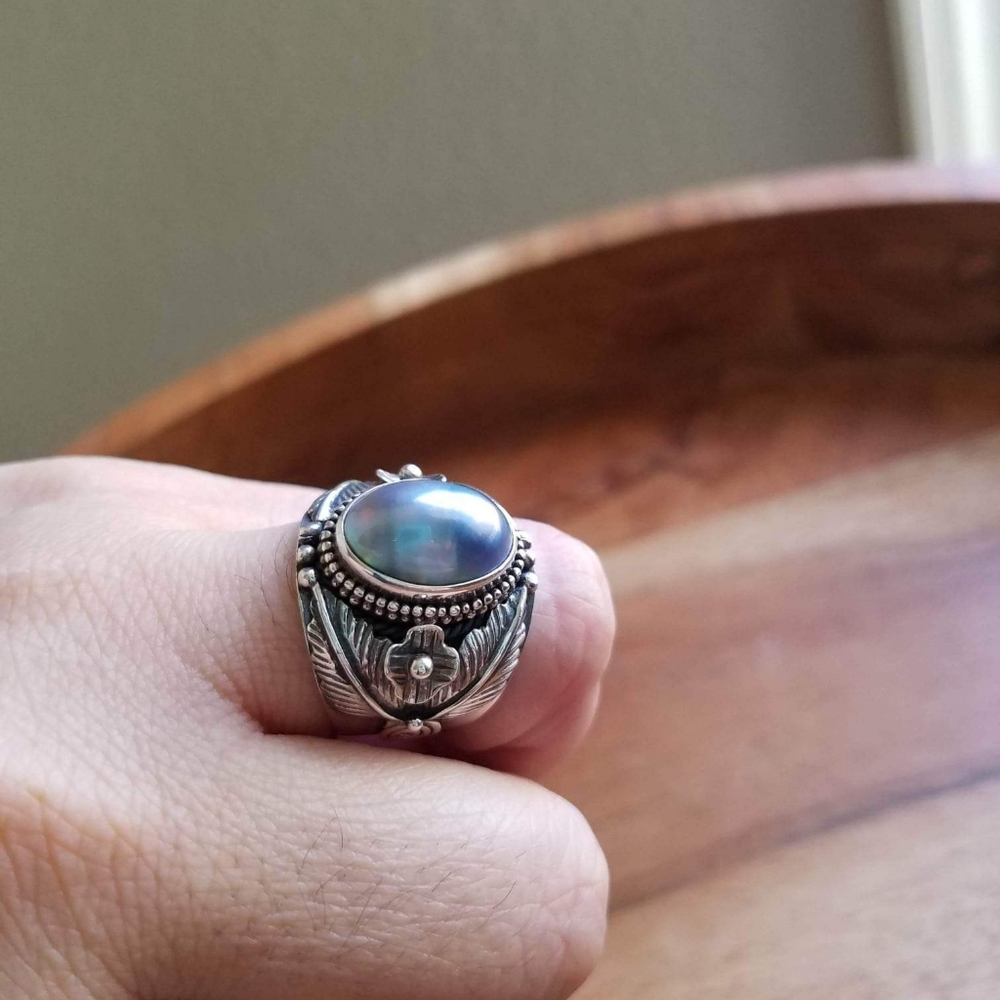 Solid silver ring - Picture 6 of 12
